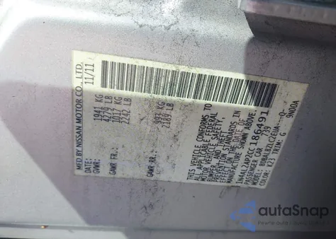 2012 Nissan Altima 2.5 S from USA, damaged, VIN 1N4AL2AP2CC186491